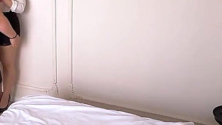 Amateur wife comes back from work to horny husband