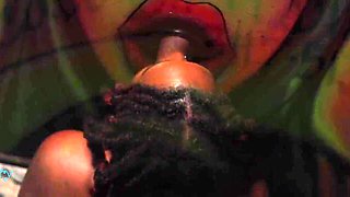 Big Booty Ebony Slut Fucks Her Landlord