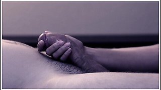 Melody Cheeks In Slave Tied To Bed And Made To Cum In Femdom Handjob