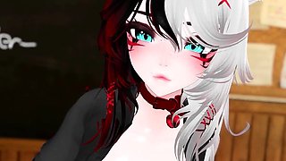 German Lessons Turned into fucking your teacher! VRChat