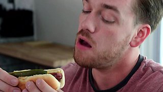 Beach blowjob and tit cumshot