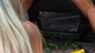 Fireworks From Lighting up His Balls