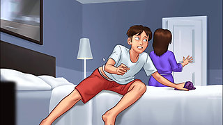 MY STEPMOM GETS ME MASTURBATING IN HER UNDERWEAR - Summertime Saga