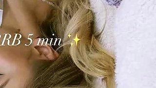 Blonde teen Sierras first erotic masturbation video