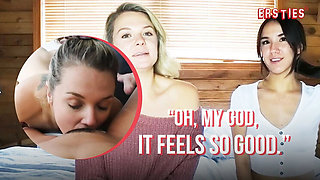 German Amateur Lesbians Mirah & Caireen Kissing and Showering in Hot HD POV