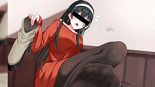 Try to cum, censored hentai, censored loser porn