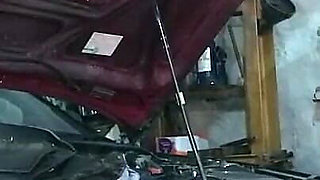 Sexy Mechanic Vilu Vidish Gets Pounded Toyota Ae101