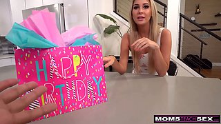 Hot Blonde Milf Jordan Maxx Helps Stepson With Rebound 101: 'Getting Under Someone Else'
