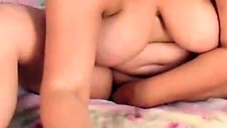 Curvy BBW Strips and Shows Off Her Big Tits on Webcam