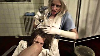 Secretary group sex hardcore fucking blond girl facia
