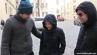 Sell Your GF - 400-dollar pussy Leana blowjobs teen porn