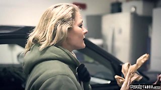 Homeless 18yo is seducing a guy to cheat