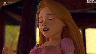 Rapunzel Gives Blowjob and Gets Fucked! Extended Version