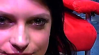 Katy Craves to Swallow Massive Cocks in Wild Gangbang