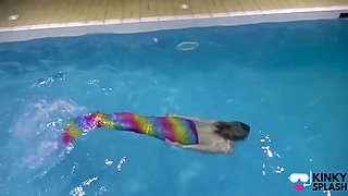Captive Mermaid Teases You in the Pool