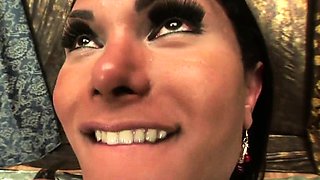 Shemale tranny fucks him after a blowjob