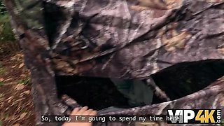 HD 1080p Outdoor Sex with Hot Redhead Alexis Crystal - Cheating Girlfriend Picked Up and Fucked in Forest POV