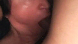 MILF Sucking and Sucking Cock Until It Comes on My Face I Masturbate in My Mouth and Swallow Milk