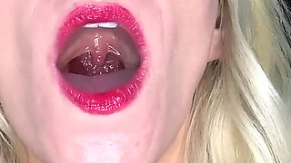 Fun Charlie Shows What Her Mouth and Tongue Can Do