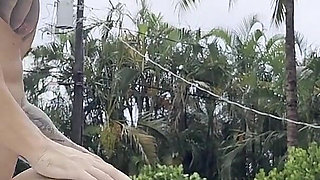 Pool Fuck and Vaginal Creampie to a Hot Busty MILF - Raissa Nur