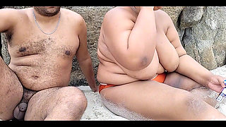 Nudist Beach, I'm Showing Myself off to Everyone