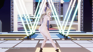 [mmd] T-ara - so Crazy Ahri Sexy Striptease League of Legends Uncensored Hentai