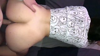Real sex between strangers at a party, POV, Russian