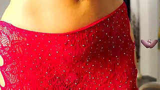 Great Big Boobs On Masturbating Redhead