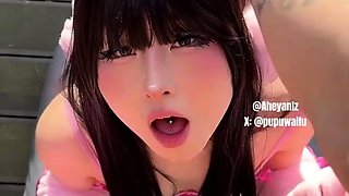 Amateur Asian girlfriend homemade hardcore action