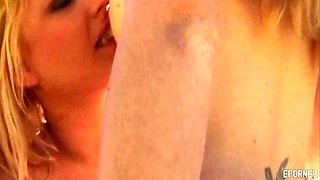 Tasty Peach Licked Outdoor Lesbian Sex