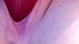 Young Girl with Gorgeous Ass Plays with Dildo