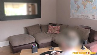 This rosy haired stunner squirts and loves Anal Sex - faux agent uk