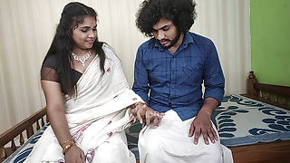 Vaishnavy and Sharun Raj first night romance, Kerala dress hot first night, Wedding costume Sex romance, Mallu first night