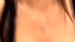 Amateur striptease and Solo masturbation