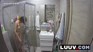 LUUV. Quick sex in the shower for young couple Abbadon and Kareflore
