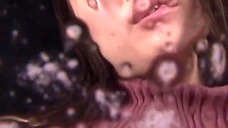 Mei Kamisaka Licks Your Face - Mouth Fetish - Japanese Saliva