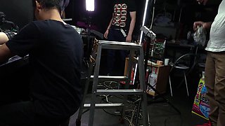 Japanese school girls group sex