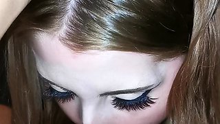 Czech amateur blowjob and fucking POV in public