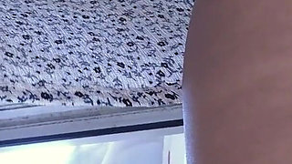 MILF Stepsister Wear No Panties and I Could See Her Juicy Pussy