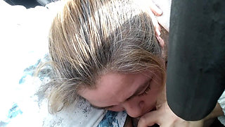 Blowjob in the Car Caught