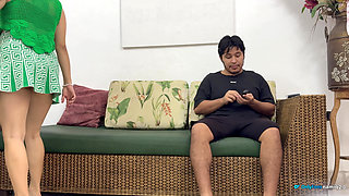 He's in control, one click and fuck his stepsister!