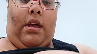 Fat Slut Having Fun in the Fitting Room at Walmart