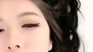 Pussy masturbation in close up with gorgeous blonde teen