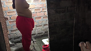 My Aunty Was Sitting in the Bathroom and I Hugged Her and Started Fucking Her in the Ass