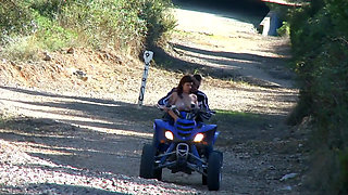 Outdoor photoshoot leads to porn shoot