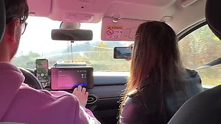 Laura Quest Public Outdoor Fuck Adventure Part 2 - Blowjob & Cum Swallowing in Risky Sex Scenes