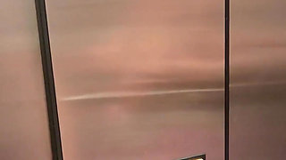 Naughty Elevator Ride Will She Get Caught?