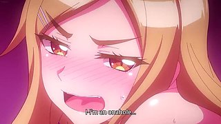 Uncensored Harem College Threesome with Hot Anime Girls