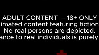 (4K) AI 3D Animated Porn – Goth Latina Baddie Worships Big White Cock (Interracial ASMR) - AI Visuals X