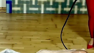 Dominatrix Mistress April - Vacumized and Sealed Slave